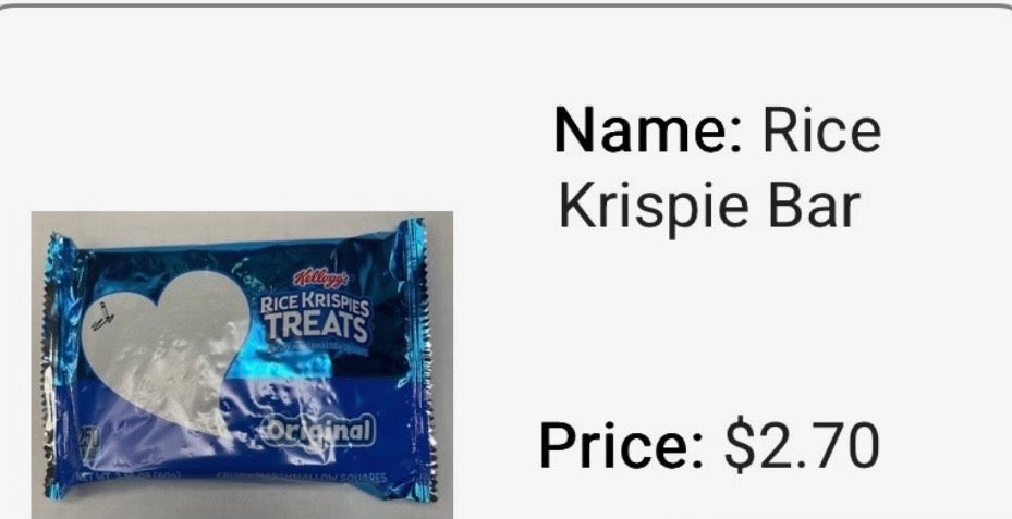 Rice Krispie Bar