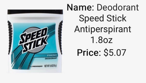 Deodorant Speed Stick 1.8oz