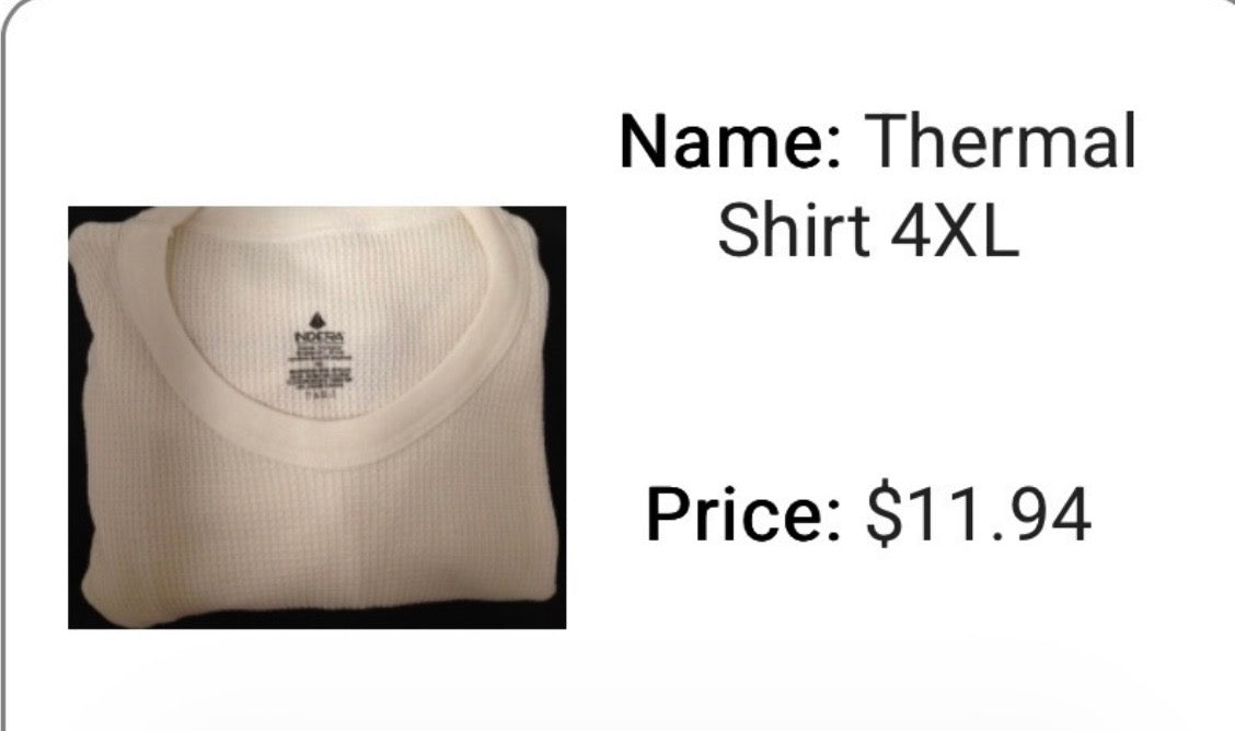 Thermal Shirt 4XL