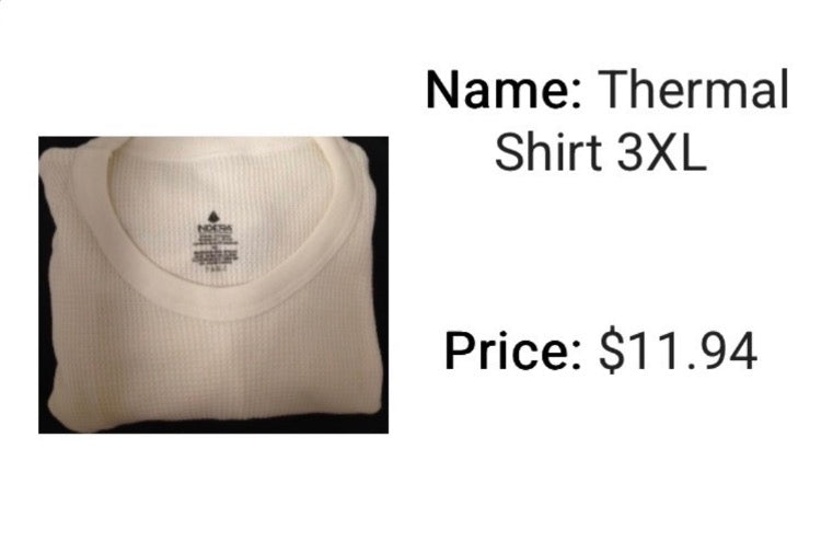 Thermal Shirt 3xl