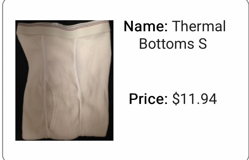 Thermal Bottoms Small